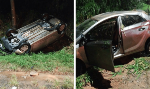 Motorista Perde Controle E Capota Ve Culo Na Rodovia Capit O Bardo No