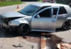 Acidente em rodovia deixa duas pessoas feridas