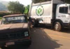 Caminhão da coleta evita acidente mais grave em Bragança Paulista