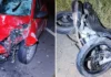 Mulher morre em colisão frontal entre moto e carro em Rodovia