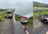 Motociclista fica gravemente ferido após colidir com Guard-Rail em Piracaia