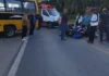 Motociclista fica gravemente ferido em colisão com ônibus escolar na Rodovia Capitão Bardoino