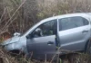 Carro atinge capivara na rodovia Alkindar Monteiro Junqueira em Bragança Paulista