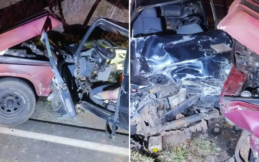 Colisão frontal deixa uma vítima grave na Rodovia entre Serras e Águas, em Joanópolis