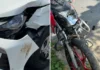 Motociclista fica ferido após colisão com carro no bairro Julieta Cristina