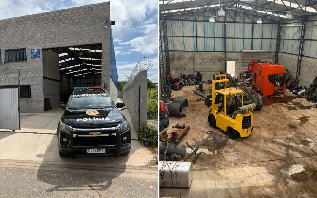 Polícia Civil desmonta desmanche de caminhões e prende quatro em Bragança Paulista