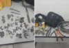 “Ladrão de túmulos” é detido com peças de jazigos e ferramentas no Posto de Monta