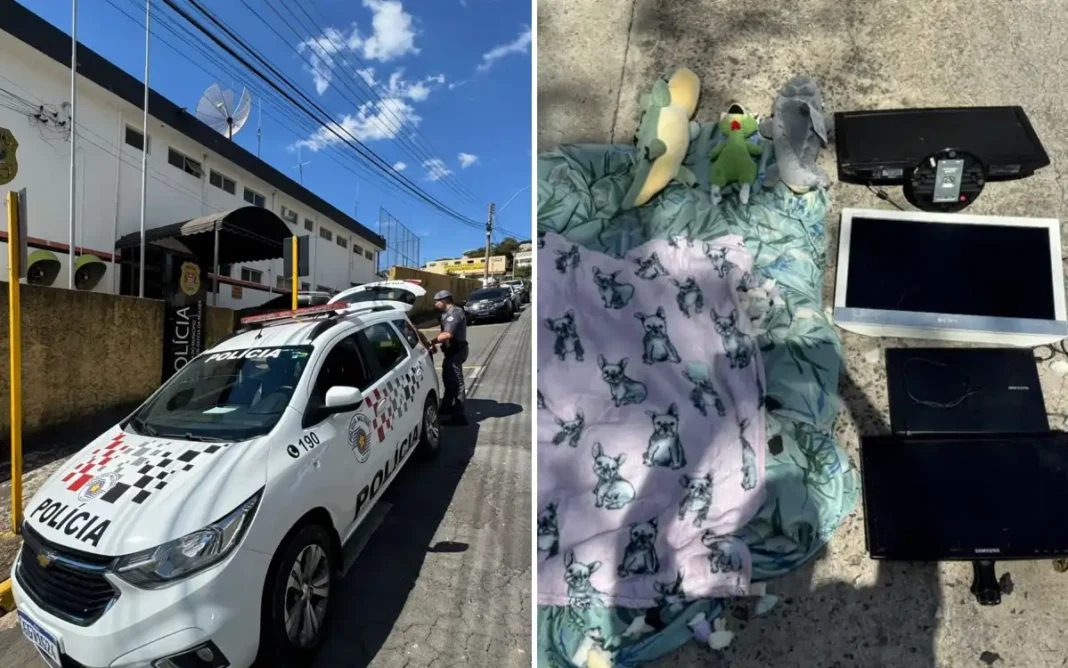 Homem é detido após esfaqueament