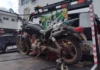 Motociclista é flagrado com placa adulterada e sem habilitação em Bragança Paulista