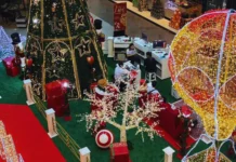 Bragança Shopping convida o público para vivenciar a magia da decoração de Natal e visitar o Papai Noel