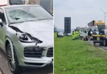 Ciclista idoso morre atropelado por Porsche na rodovia Fernão Dias