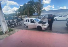 Equipe ROM apreende VW Gol com sinais identificadores irregulares