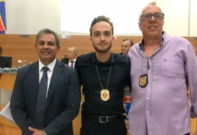Jovem investigador da Polícia Civil é homenageado na Câmara de Bom Jesus dos Perdões