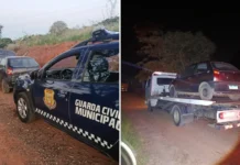 Veículo furtado é localizado abandonado na área rural de Bragança Paulista