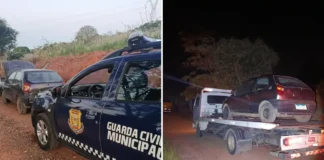 Veículo furtado é localizado abandonado na área rural de Bragança Paulista