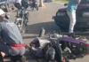 Acidente entre motocicleta e carro é registrado na Avenida Capitão Barduíno