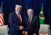 Lula conversa com Trump e sugere mudanças em Conselho da Paz
