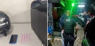 Equipe ROM prende homem com cocaína em bag de entregas após desacato a GCMs no Carna Bragança