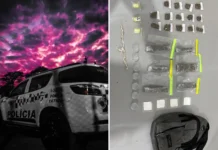 Indivíduo detido por tráfico ameaça policiais da Força Tática no bairro Torozinho