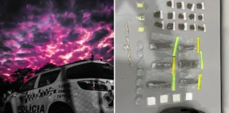 Indivíduo detido por tráfico ameaça policiais da Força Tática no bairro Torozinho