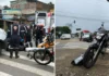 Motociclista fica ferido após colisão com carro em cruzamento