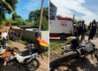 Motociclista perde controle e bate contra muro em Bragança Paulista