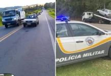 Ultrapassagem proibida quase termina em tragédia; veículo é apreendido