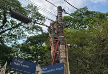 Bragança Paulista inicia Dia D da fiação, retirando cabos soltos das ruas da cidade