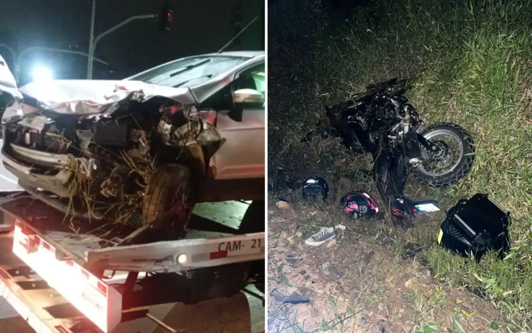 Colisão frontal deixa duas vítimas em estado gravíssimo na Rodovia Benevenuto Moretto