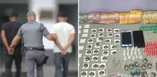 Dupla é flagrada com drogas e dinheiro durante ação da Polícia Militar