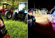 Furto de tratores em Piracaia termina com prisão em Jundiaí pela Força Tática