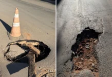 Moradores alertam para risco de acidente na Estrada Ismael Leme Mourão