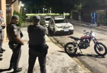 Moto some ‘na maldade’ e volta ‘na bondade’, já consertada, em Bragança Paulista