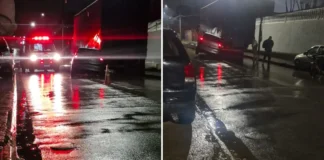 Motorista fica ferido após carro atingir caminhão estacionado em Bragança Paulista