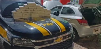 Operação da PRF na Fernão Dias flagra carro “batedor” e apreende grande carga de cocaína