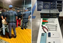 PM prende três homens após furtos a caminhões em Atibaia e Extrema