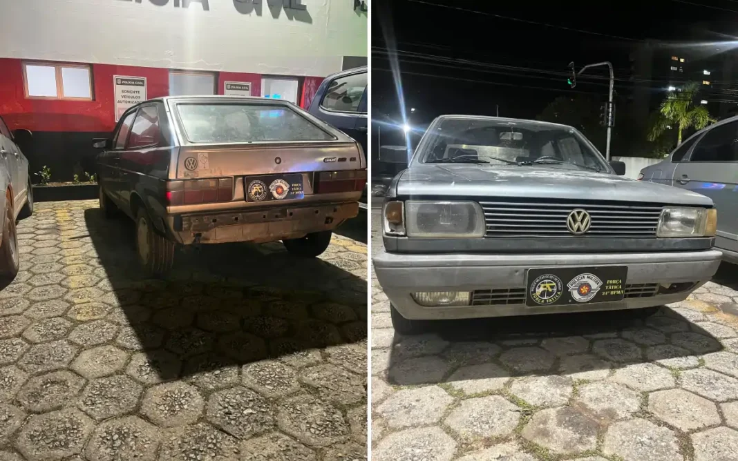 Pegou o Gol errado Força Tática descobre carro furtado e prende motorista