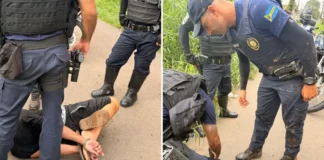 Veículo é furtado pela terceira vez e indivíduos são detidos após perseguição em alta velocidade