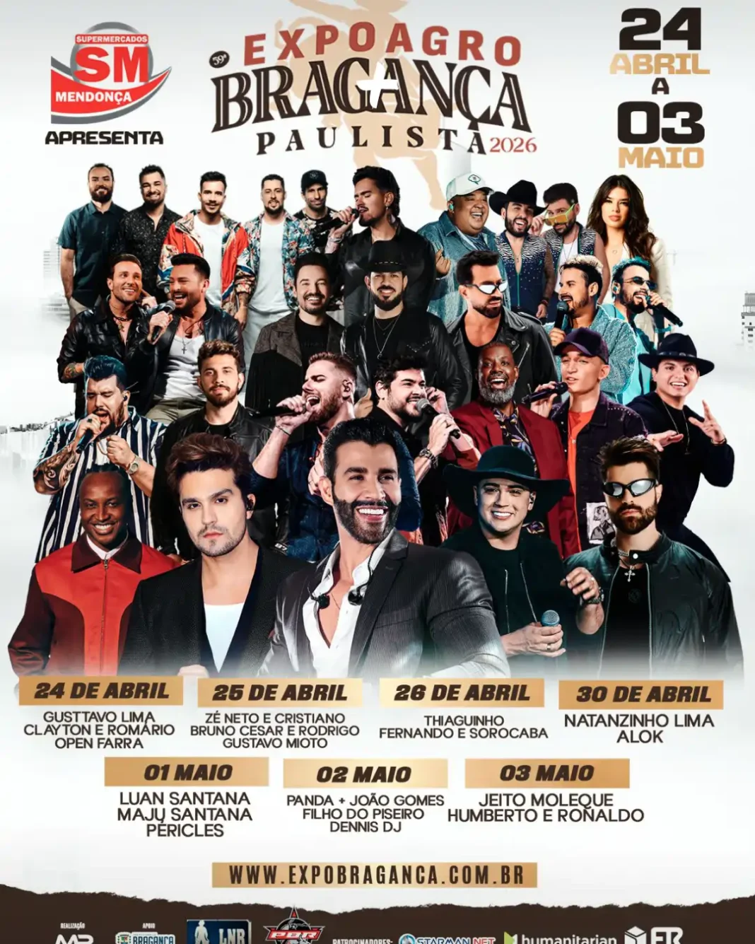 ExpoBragança 2026 vem com tudo!