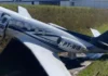 Jato que decolou de Bragança Paulista colide contra barranco no Aeroporto de Jundiaí