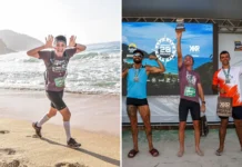 Bragantino André Cerca conquista pódio na prova 28 Praias Costa Norte, em Ubatuba
