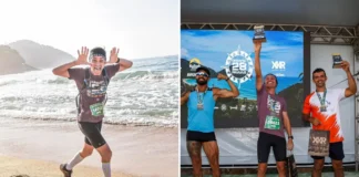 Bragantino André Cerca conquista pódio na prova 28 Praias Costa Norte, em Ubatuba