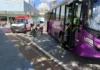 Ciclista fica ferido após colisão com ônibus em Bragança Paulista