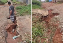 Moradores denunciam erosão e falta de acesso em rua do Recanto da Montanha