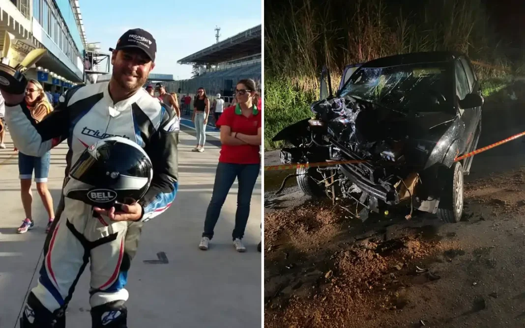 Morte do piloto de motovelocidade Gustavo Ceccarelli em acidente em Socorro
