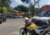Motociclista fica ferido após colisão com carro em Atibaia