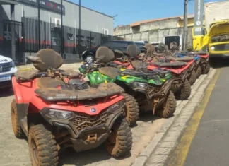 Polícia Rodoviária recupera seis quadriciclos roubados e apreende caminhão adulterado
