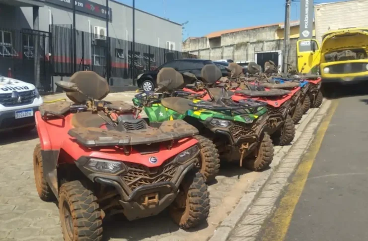 Polícia Rodoviária recupera seis quadriciclos roubados e apreende caminhão adulterado