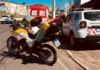 Acidente entre carro e moto deixa duas pessoas feridas no Recreio Estoril