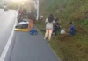 Colisão lateral entre veículos deixa ferido em rodovia de Bragança Paulista